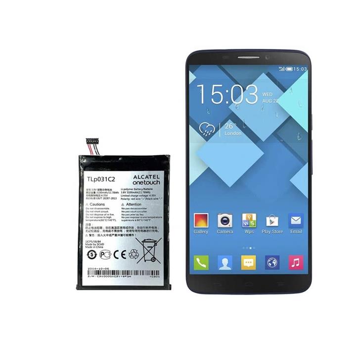 باتری گوشی الکاتل Alcatel One Touch Hero 2 با کد فنی TLp031C2